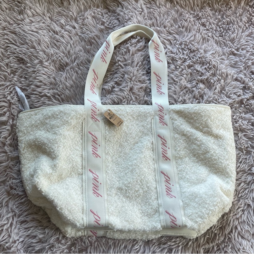 VS PINK Sherpa Tote